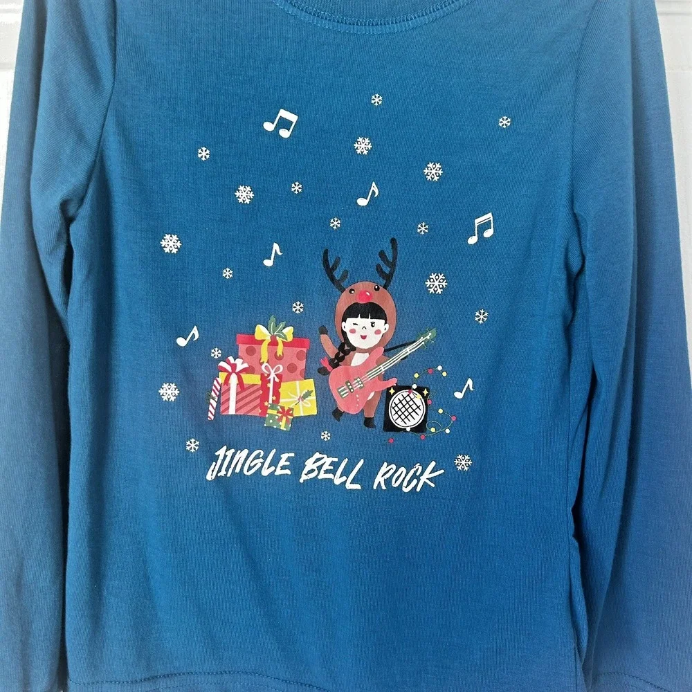Christmas‎ Pajamas Unisex 4T Toddler Holiday Jammies For Your Families New! BxI